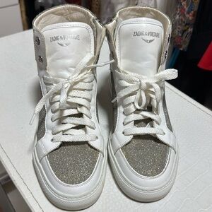 Zadig & Voltaire Sneakers Size 37 White leather